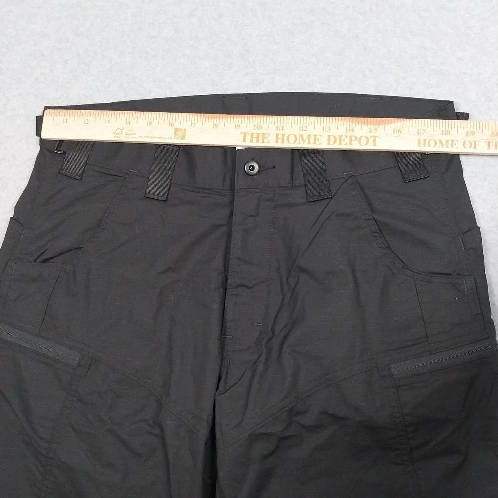 Kitanica Pants Mens 36x34 Black Zip Off Tactical Convertible Hiking NEW